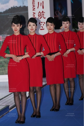 川航黑丝空姐
