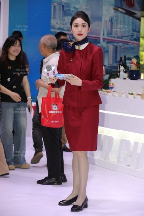 国航的气质空姐