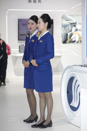 航空大会灰丝空姐